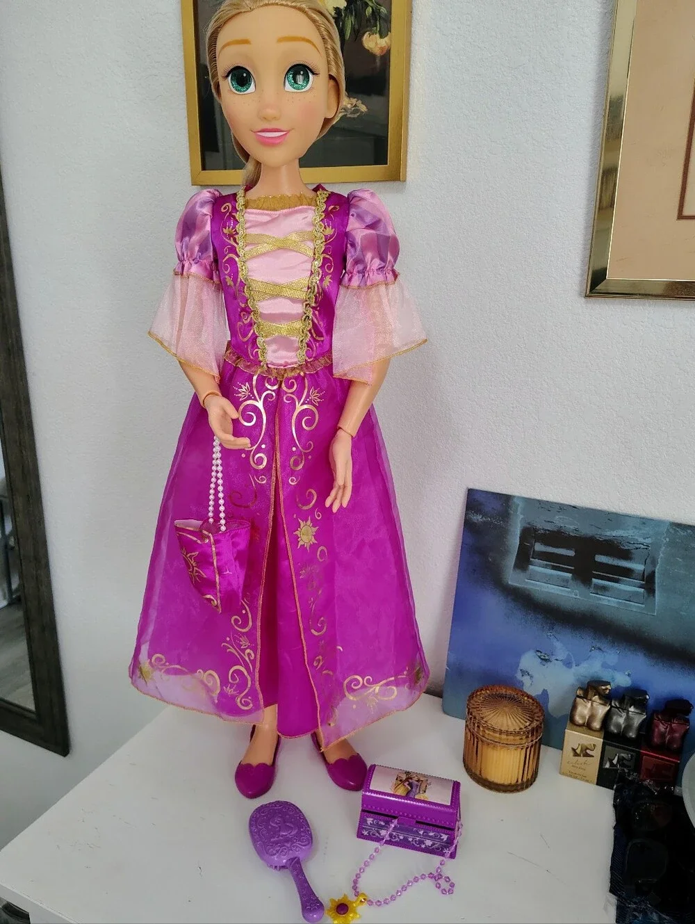 Disney Princess RAPUNZEL Doll Playdate 32” Tall & Poseable My Size Articulated
